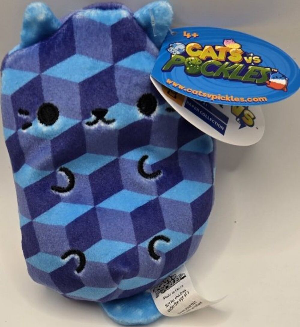 Cats vs Pickles OPTICAL ILLUSION #553 Optical Illusion Teal Wave Toy NWT Rare